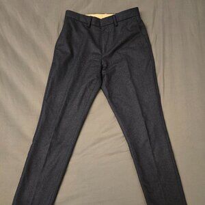 Banana Republic Tapered Fit Dress Wool Pants 28x29, Navy Blue